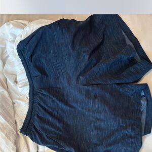 Navy Blue Athletic Shorts